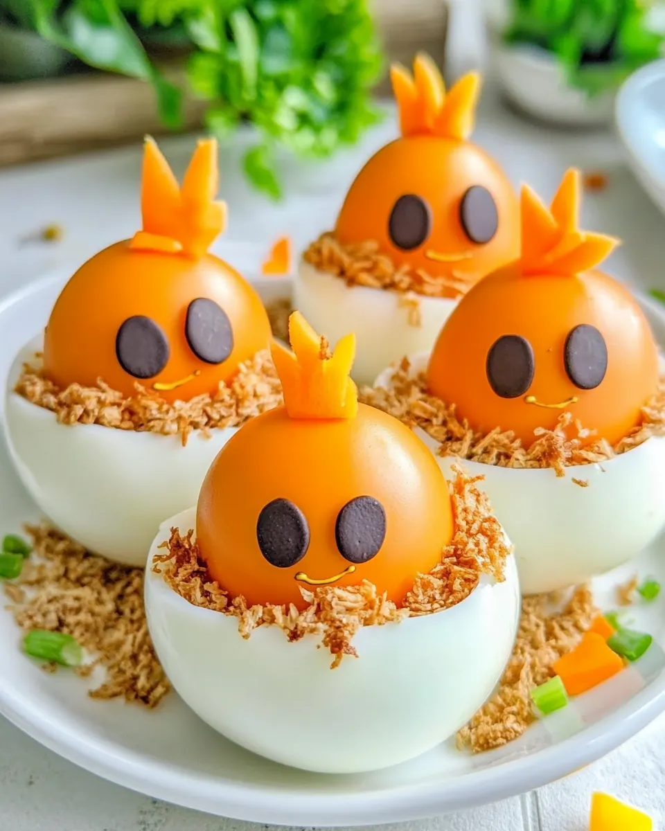 Easter Deviled Eggs