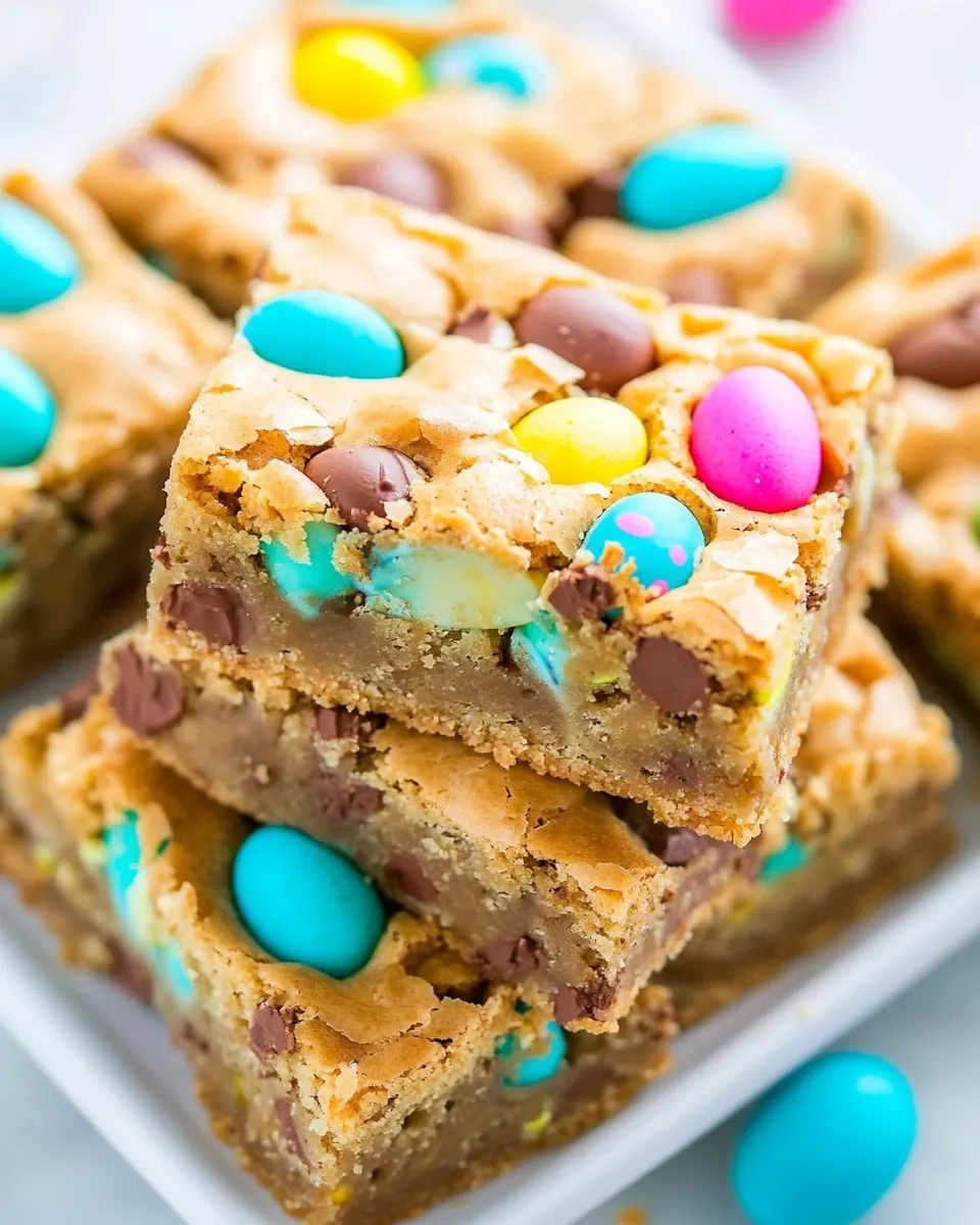 Easter Egg Blondies