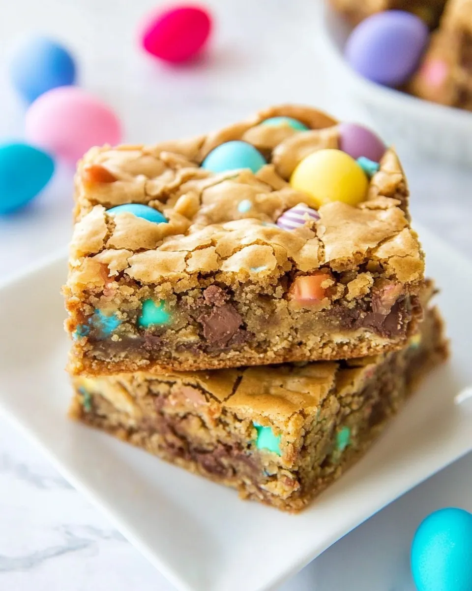 Easter Egg Blondies