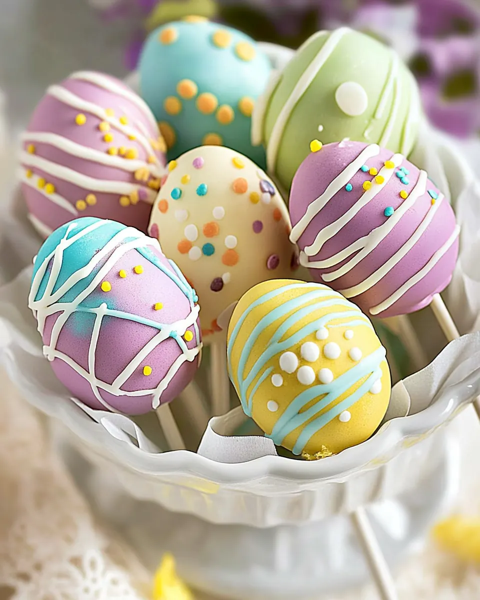 Easter Egg Cake Pops