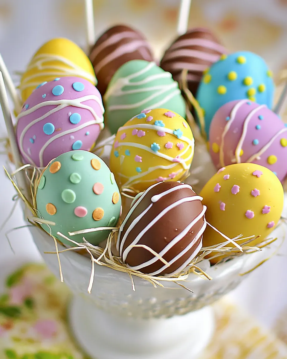 Easter Egg Cake Pops