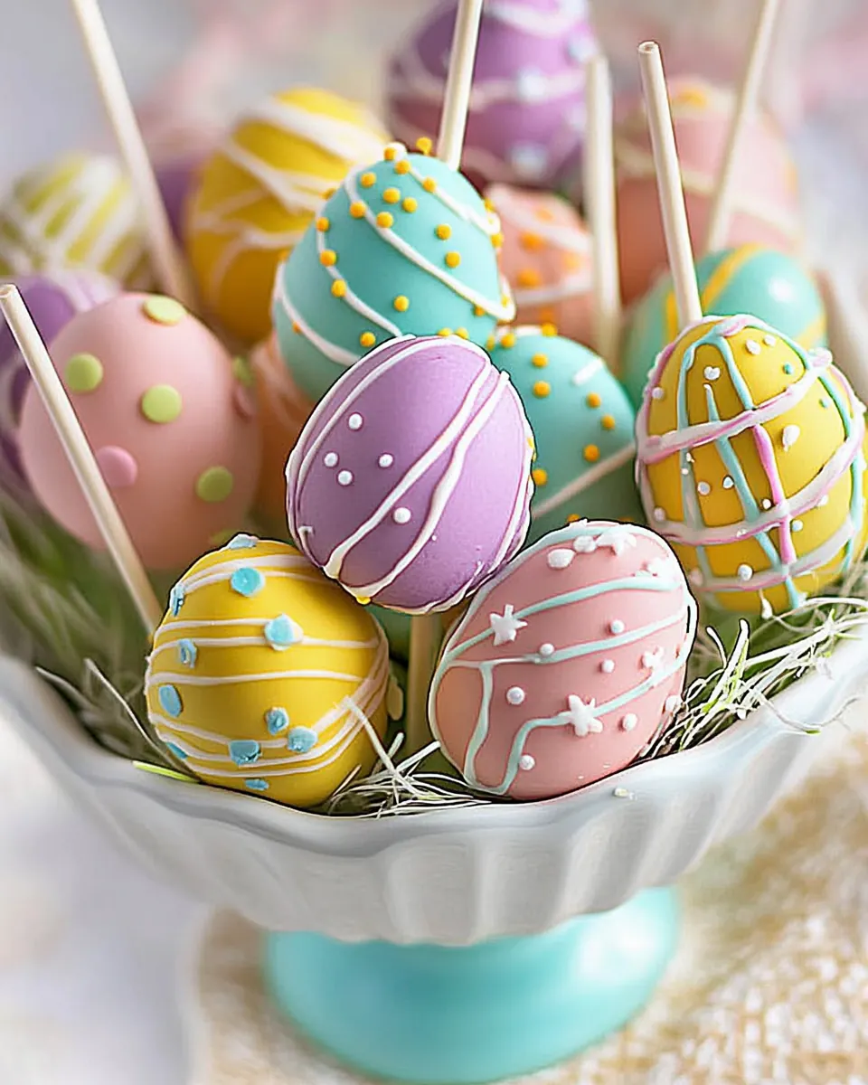 Easter Egg Cake Pops