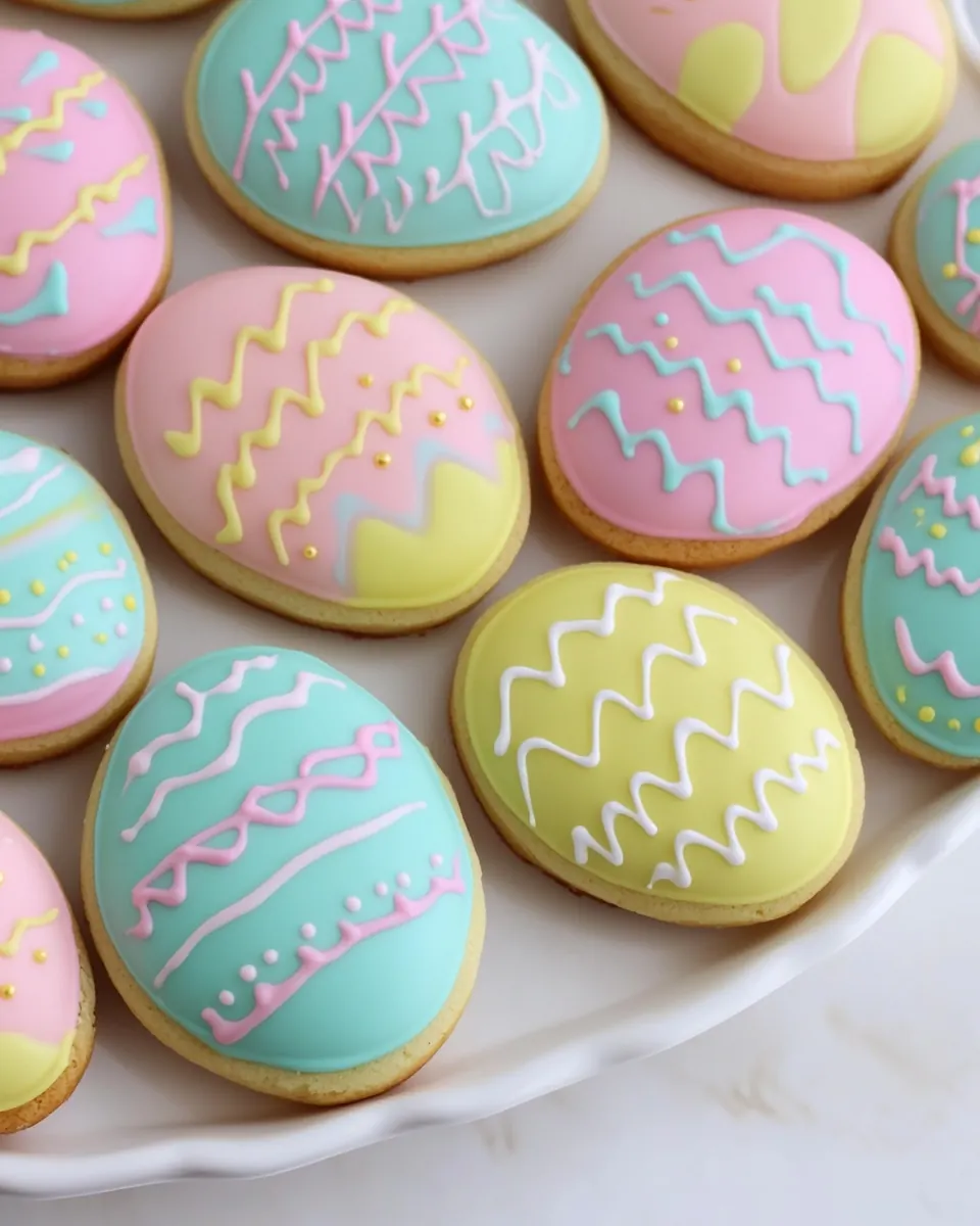 Easter Egg Sugar Cookies