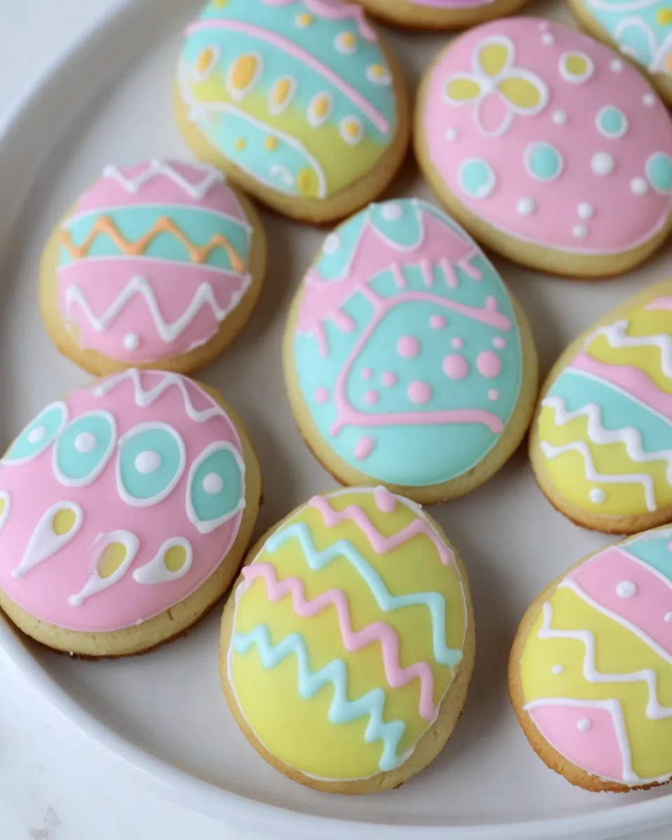 Easter Egg Sugar Cookies
