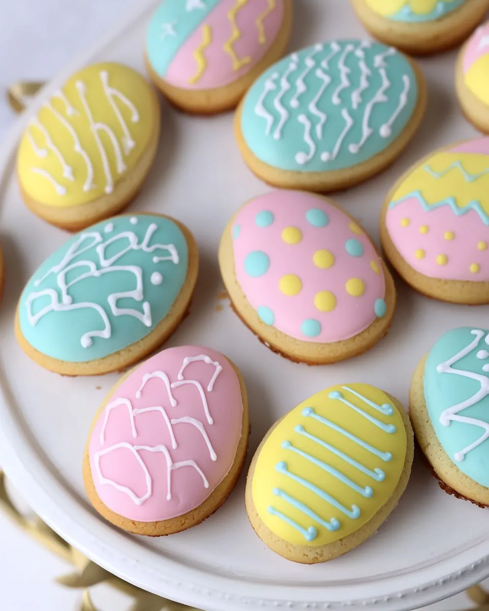 Easter Egg Sugar Cookies