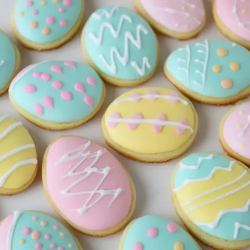 Easter Egg Sugar Cookies