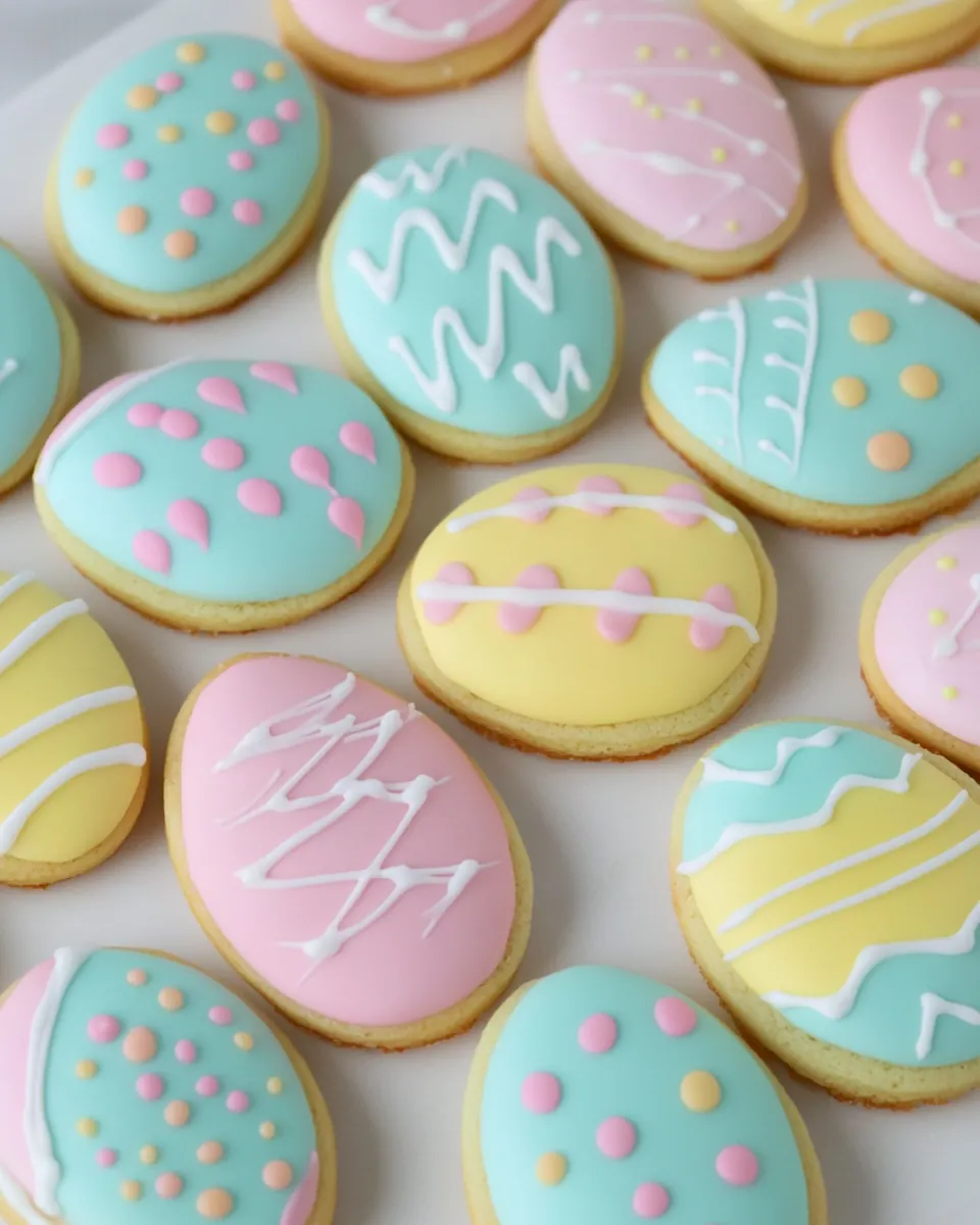 Easter Egg Sugar Cookies