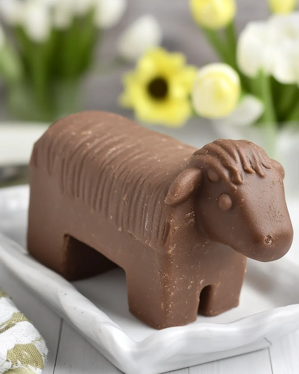 Easter Fudge Lamb