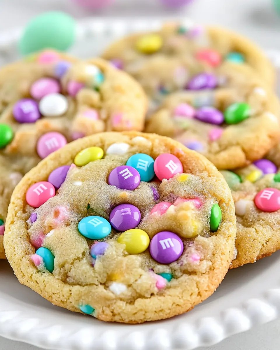Easter M&M Cookies