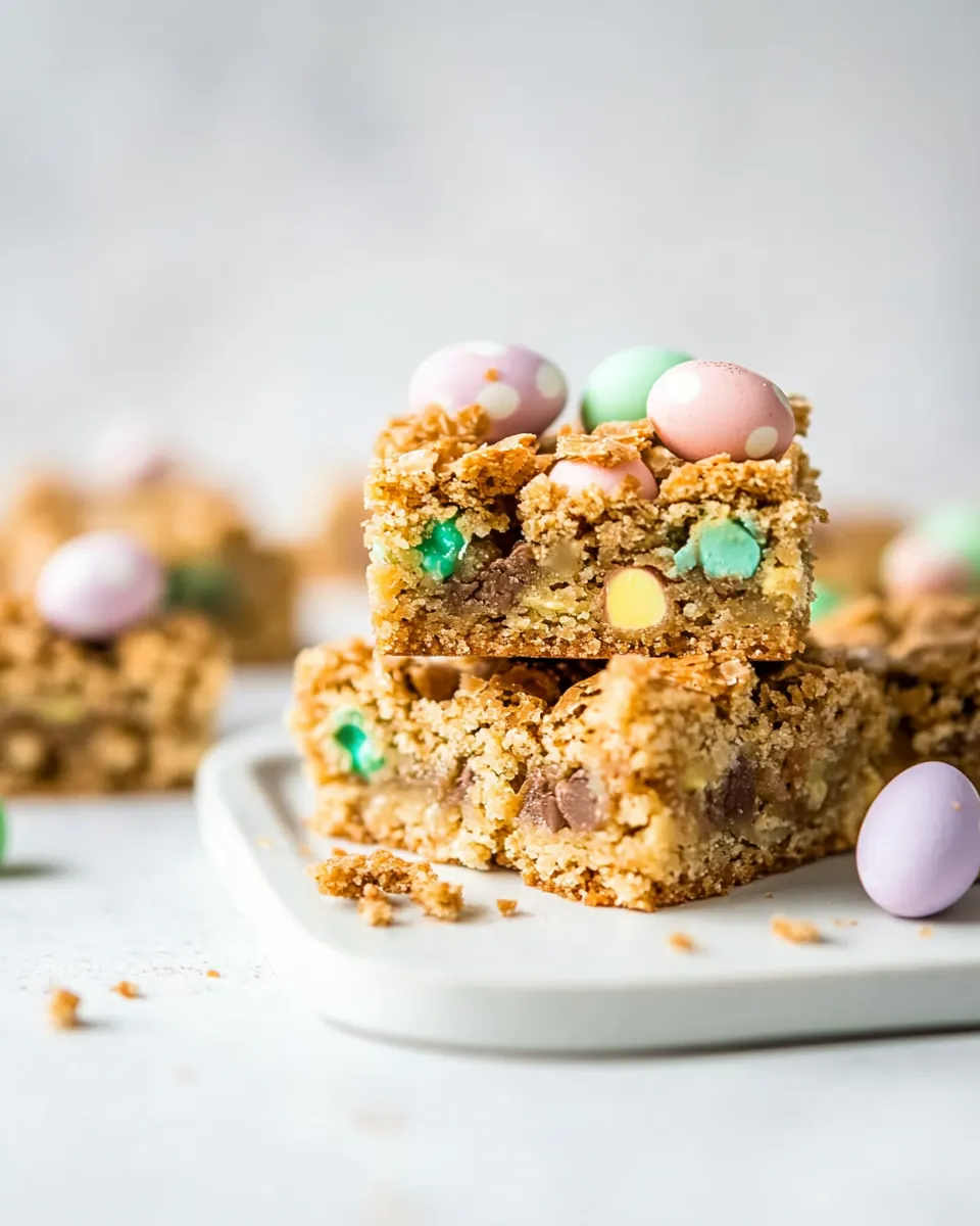 Easter Mini Egg Cookie Bars