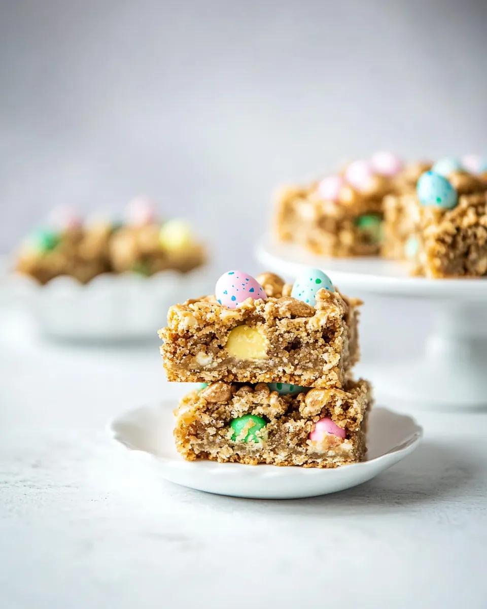 Easter Mini Egg Cookie Bars