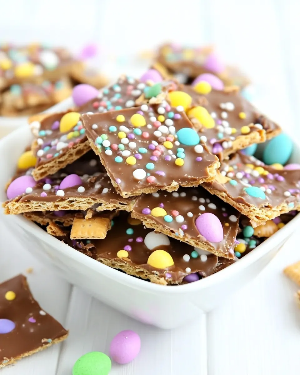 Easter Saltine Toffee