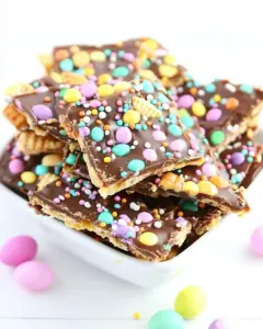 Easter Saltine Toffee