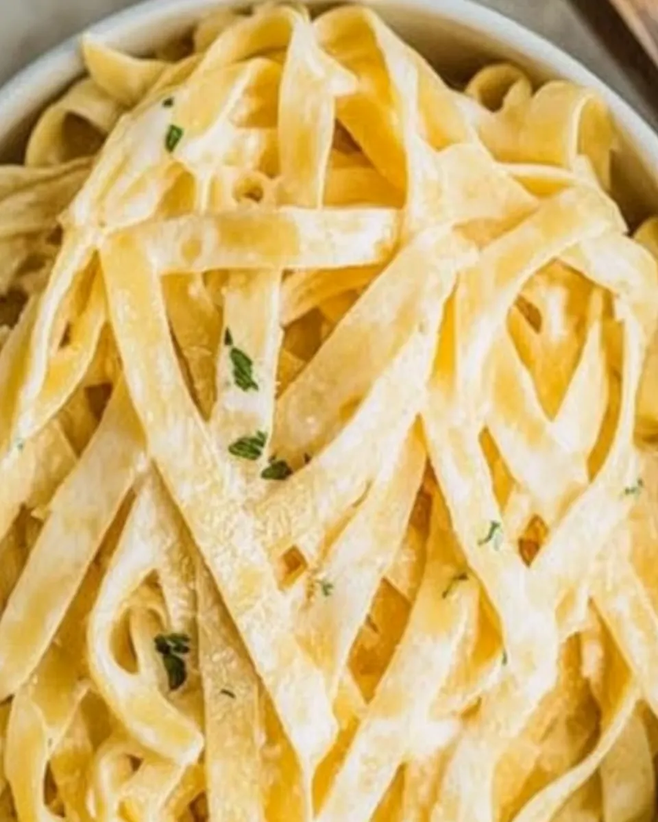 Easy Lighter Fettucine Alfredo