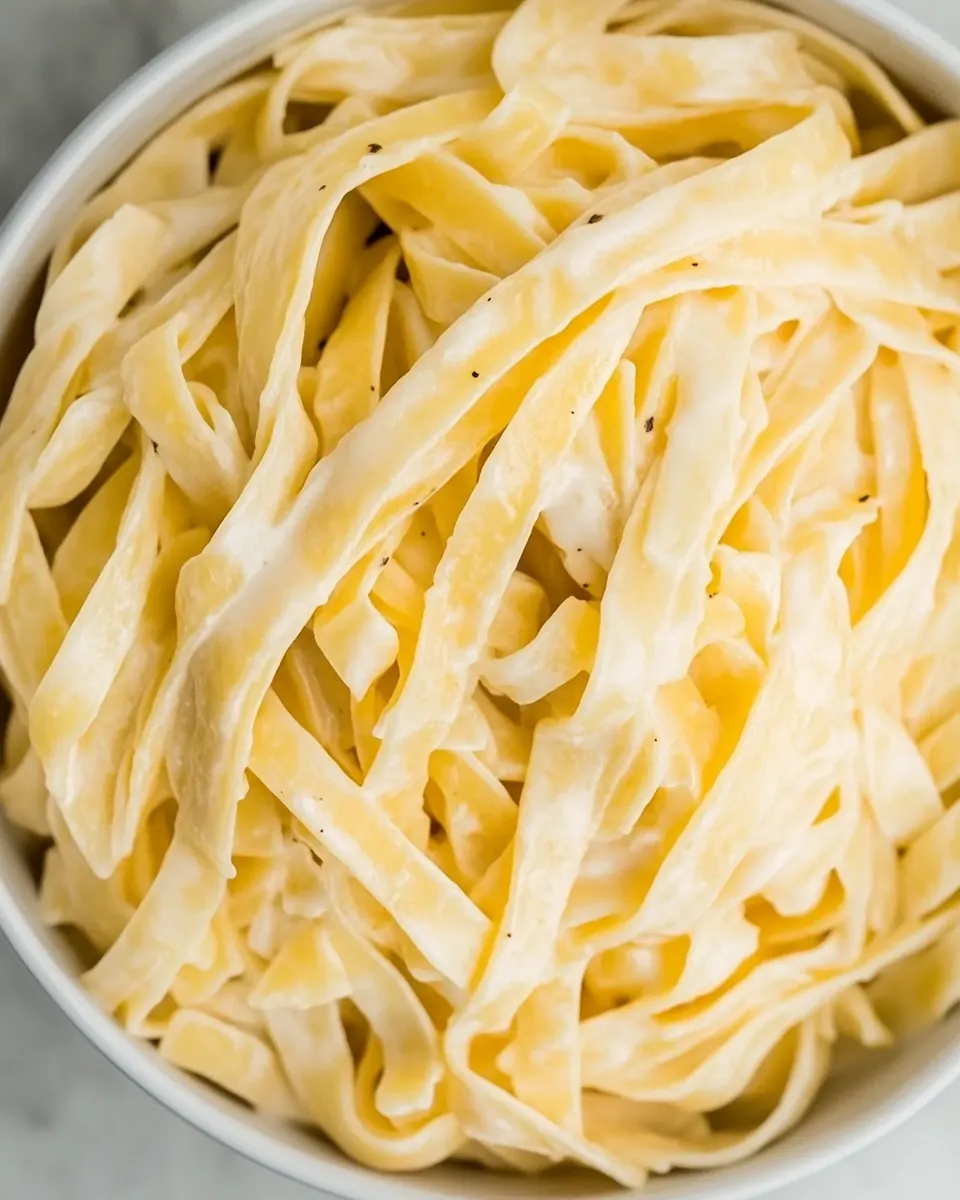 Easy Lighter Fettucine Alfredo