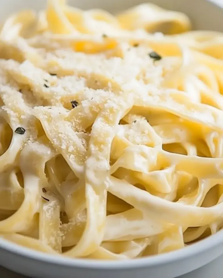 Easy Lighter Fettucine Alfredo