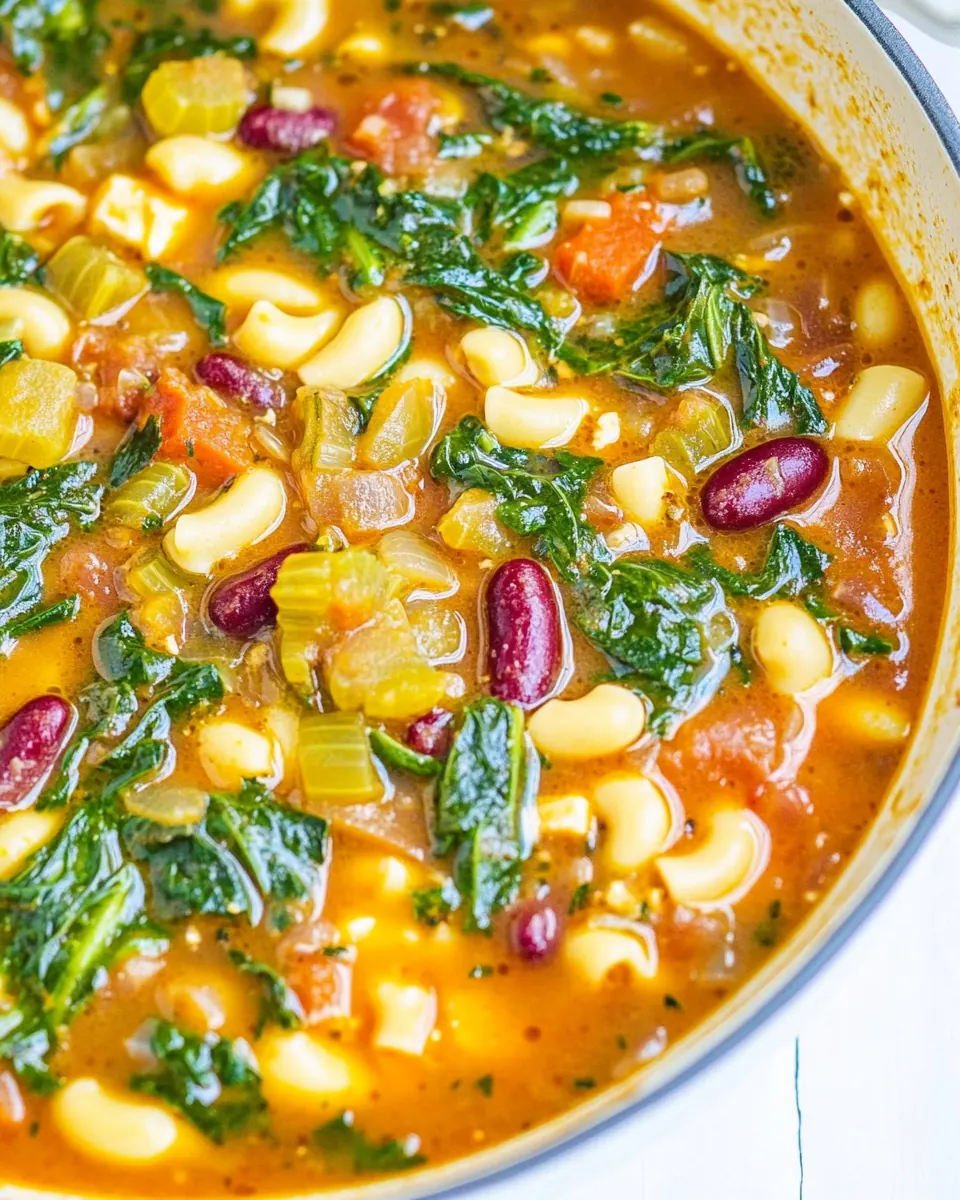 Easy 30 Minute Minestrone Soup