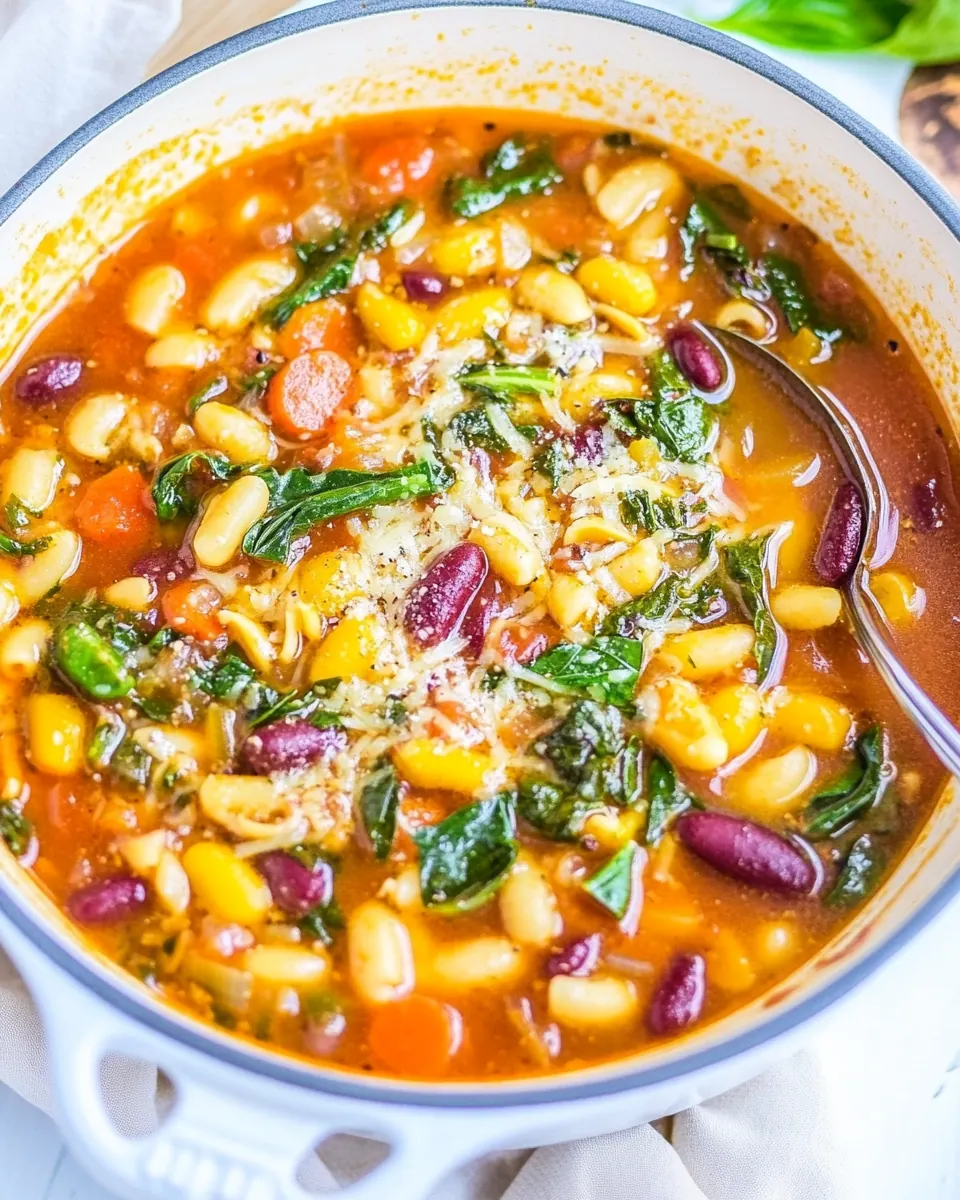 Easy 30 Minute Minestrone Soup