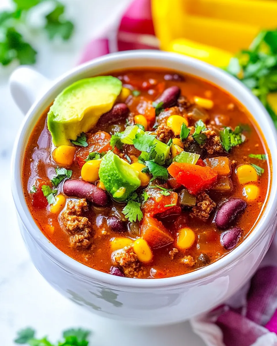 Easy 30 Minute Taco Soup