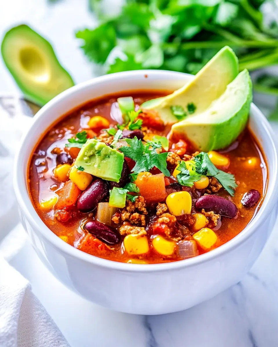 Easy 30 Minute Taco Soup