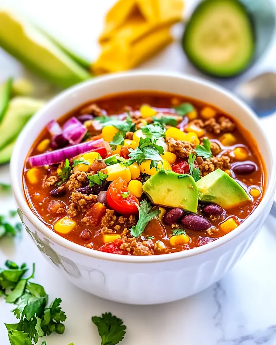 Easy 30 Minute Taco Soup