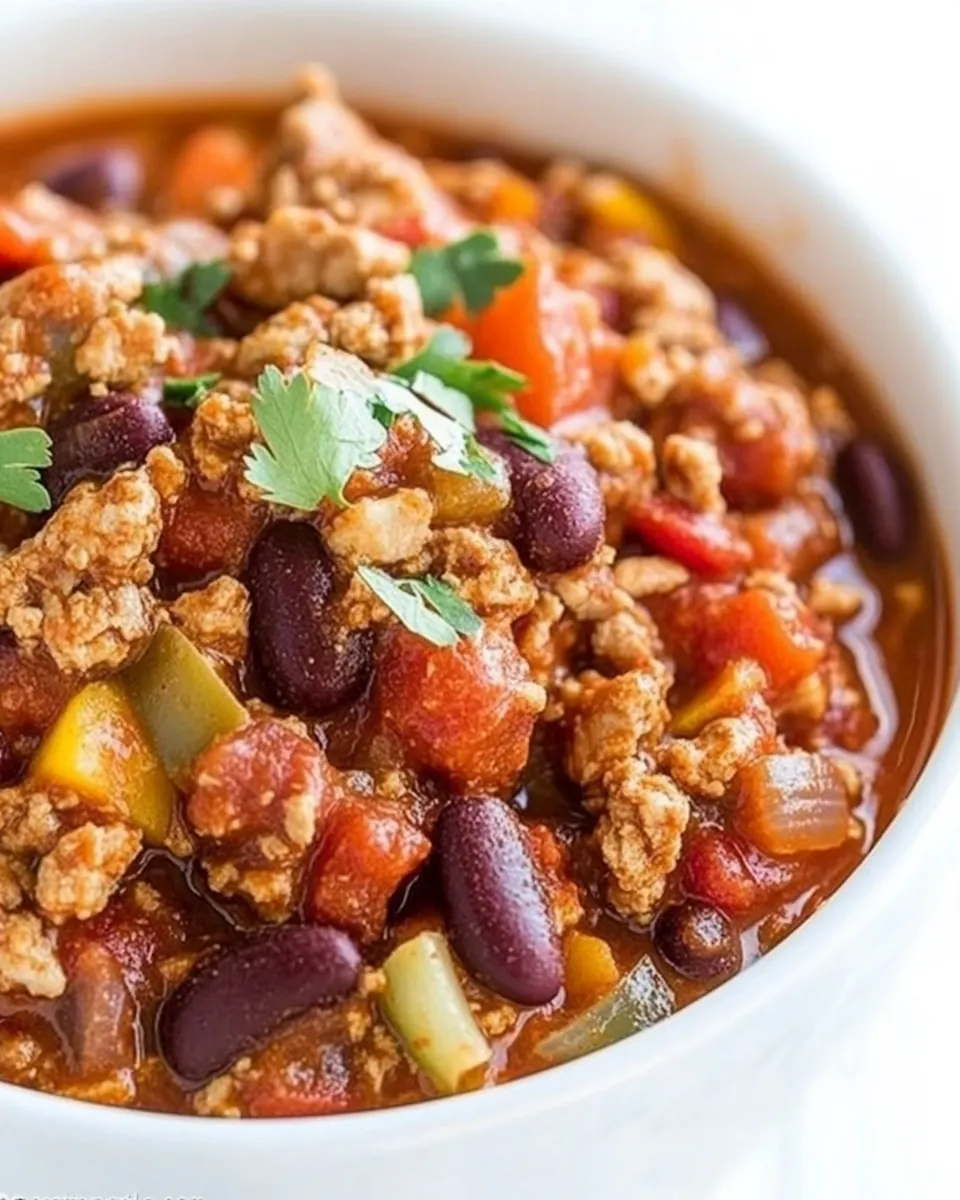 Easy 30 Minute Turkey Chili