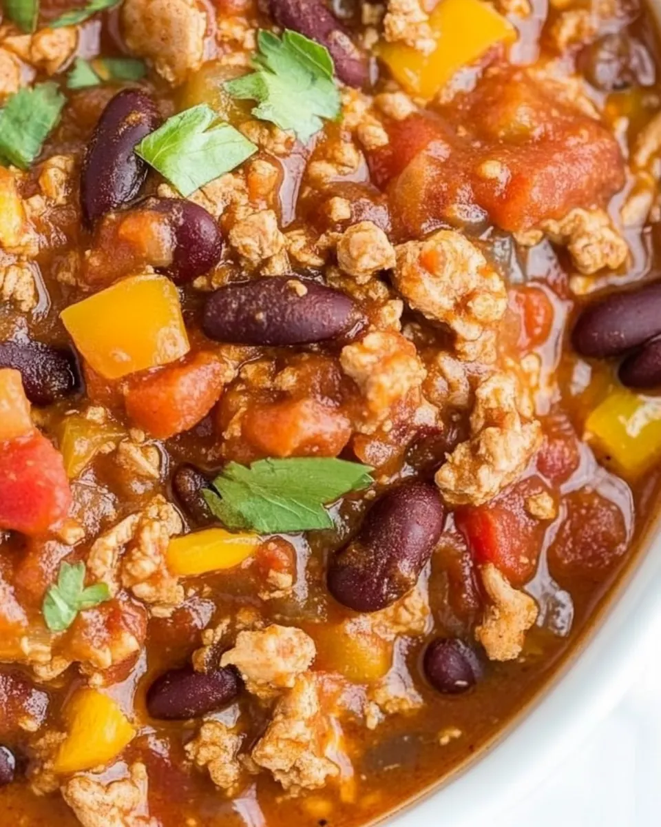 Easy 30 Minute Turkey Chili