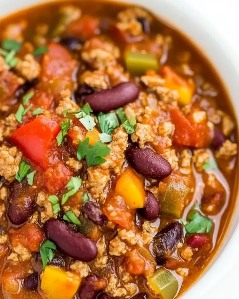 Easy 30 Minute Turkey Chili