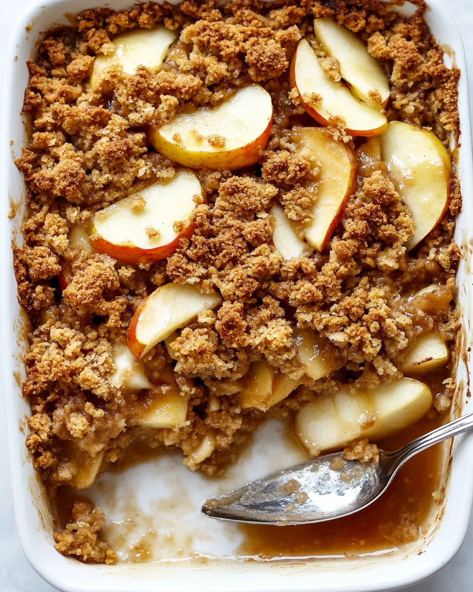 Easy Apple Crumble