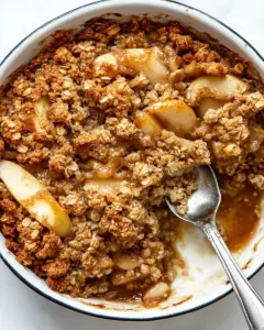 Easy Apple Crumble