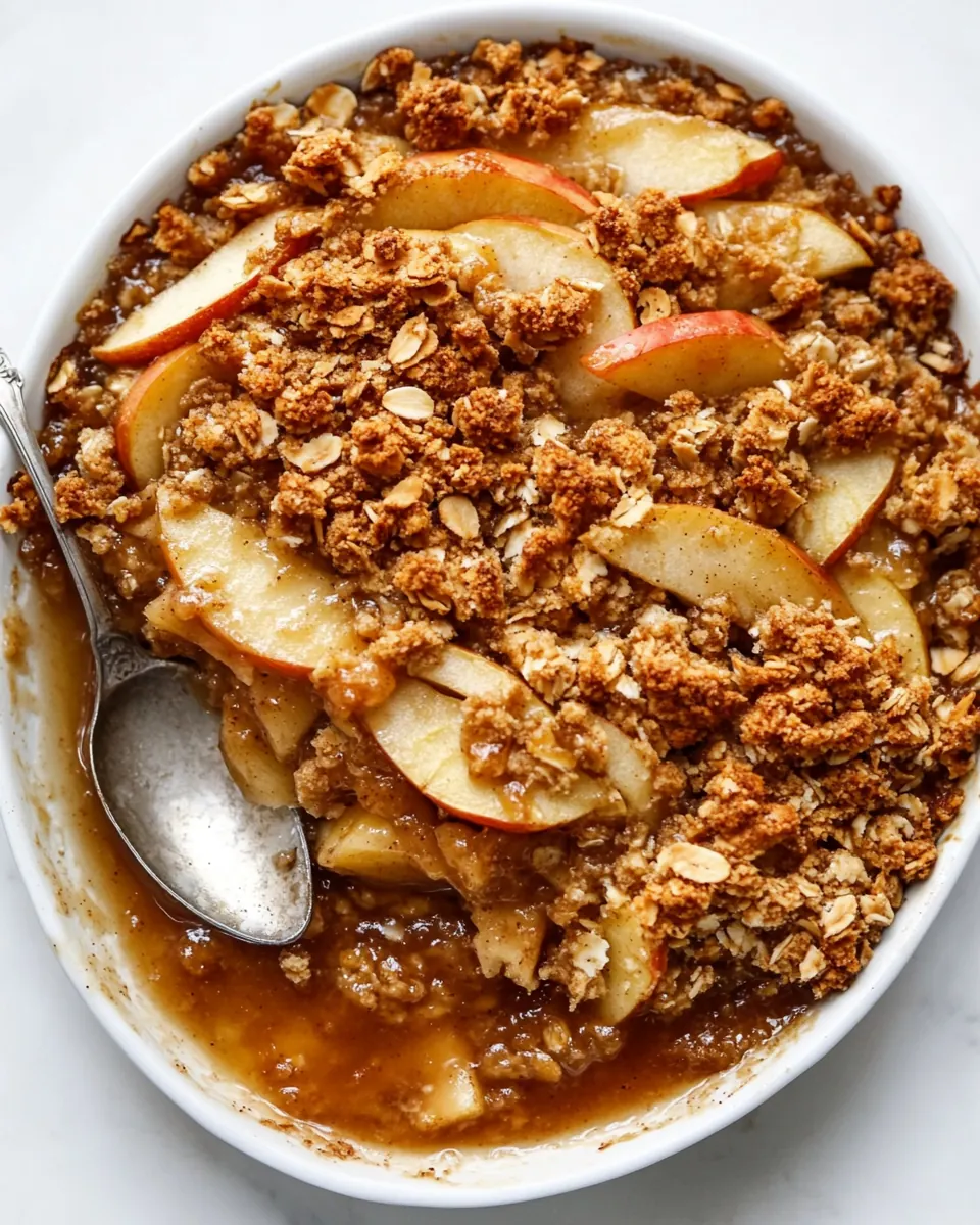 Easy Apple Crumble