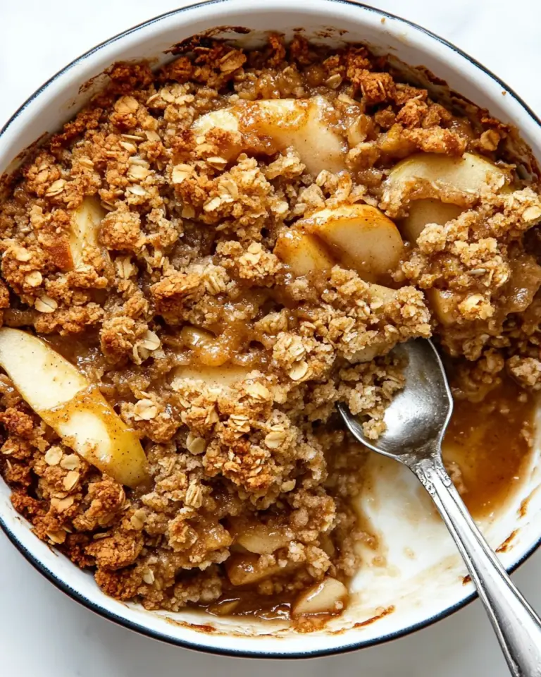 Easy Apple Crumble