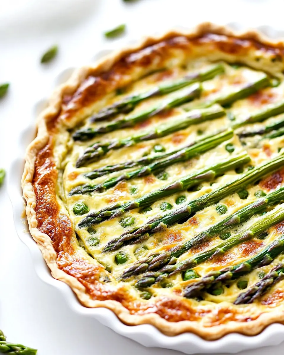Easy Asparagus Quiche