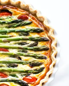Easy Asparagus Quiche