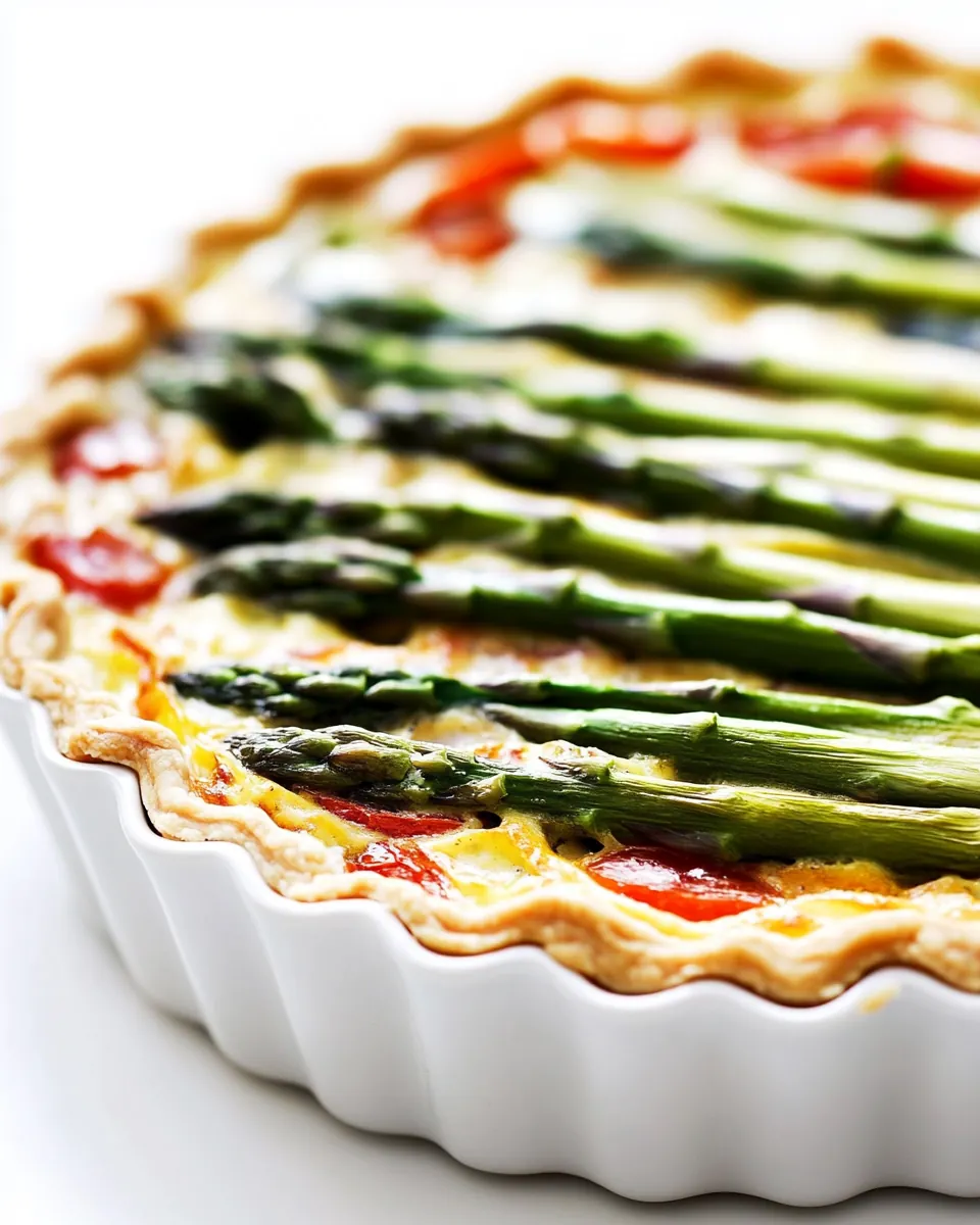 Easy Asparagus Quiche