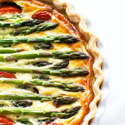 Easy Asparagus Quiche