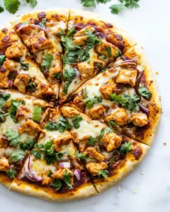 Easy BBQ Chicken Pizza