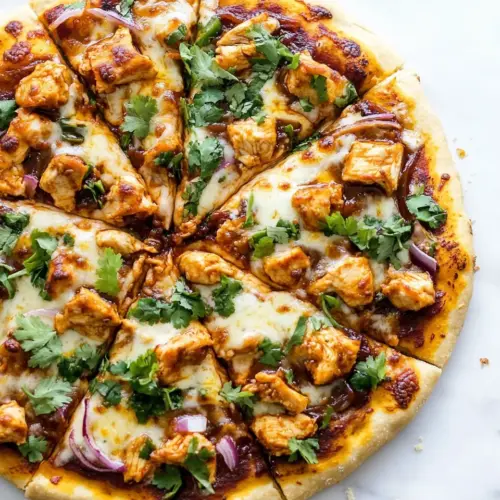 Easy BBQ Chicken Pizza