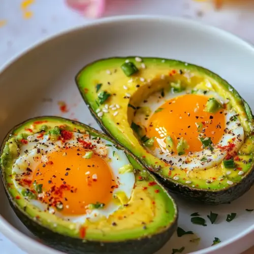 Easy Baked Eggs In Avocado
