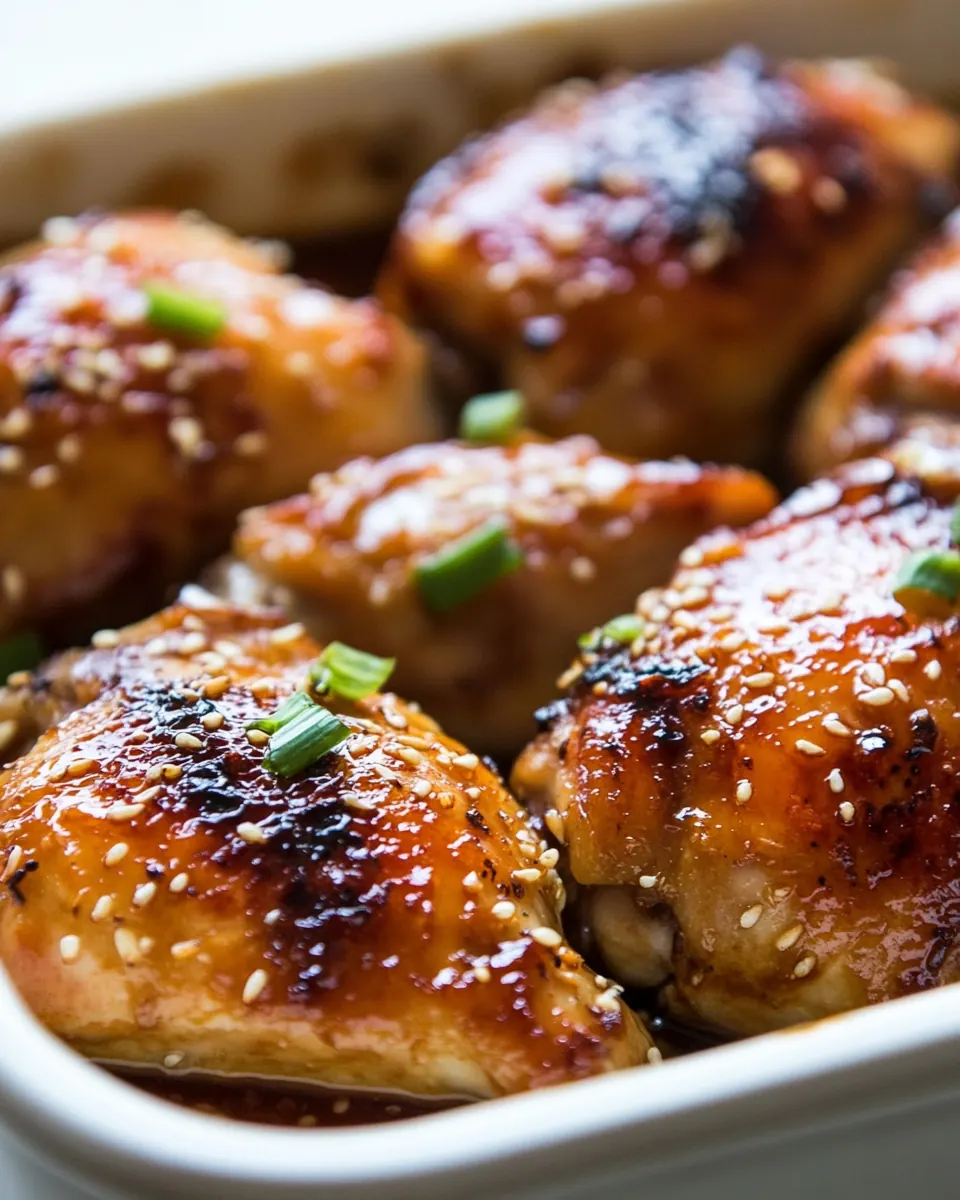 Easy Baked Honey Garlic Chicken
