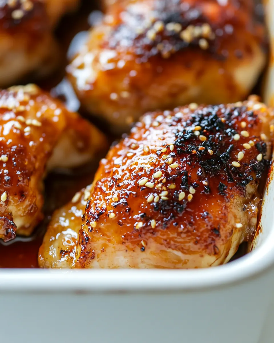 Easy Baked Honey Garlic Chicken