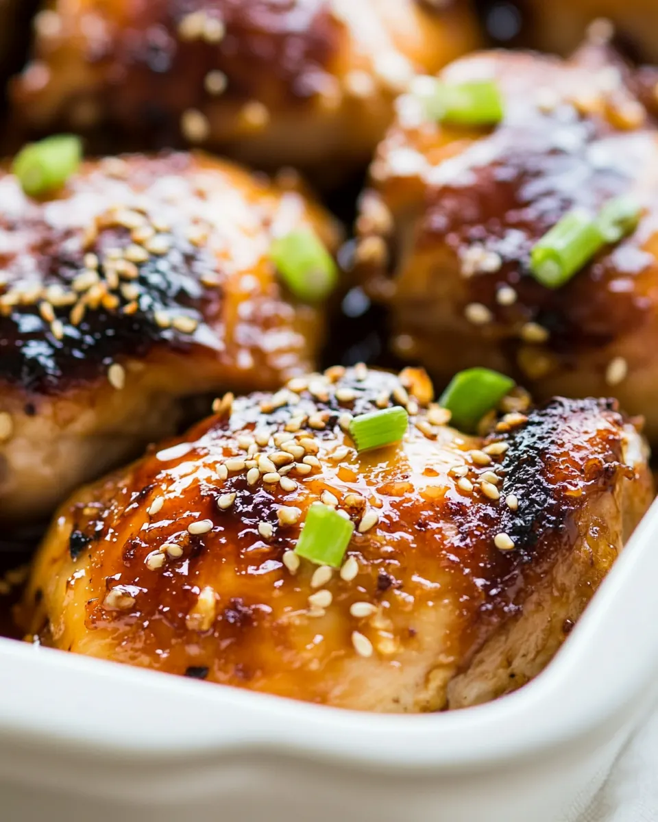 Easy Baked Honey Garlic Chicken