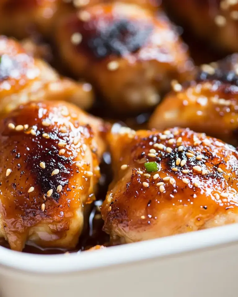 Easy Baked Honey Garlic Chicken