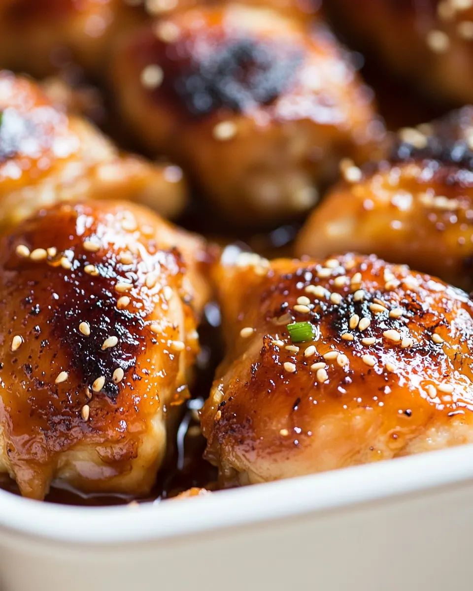 Easy Baked Honey Garlic Chicken
