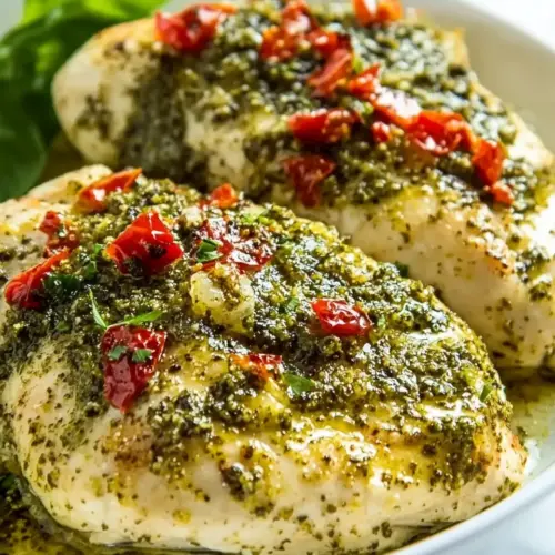Easy Baked Pesto Chicken