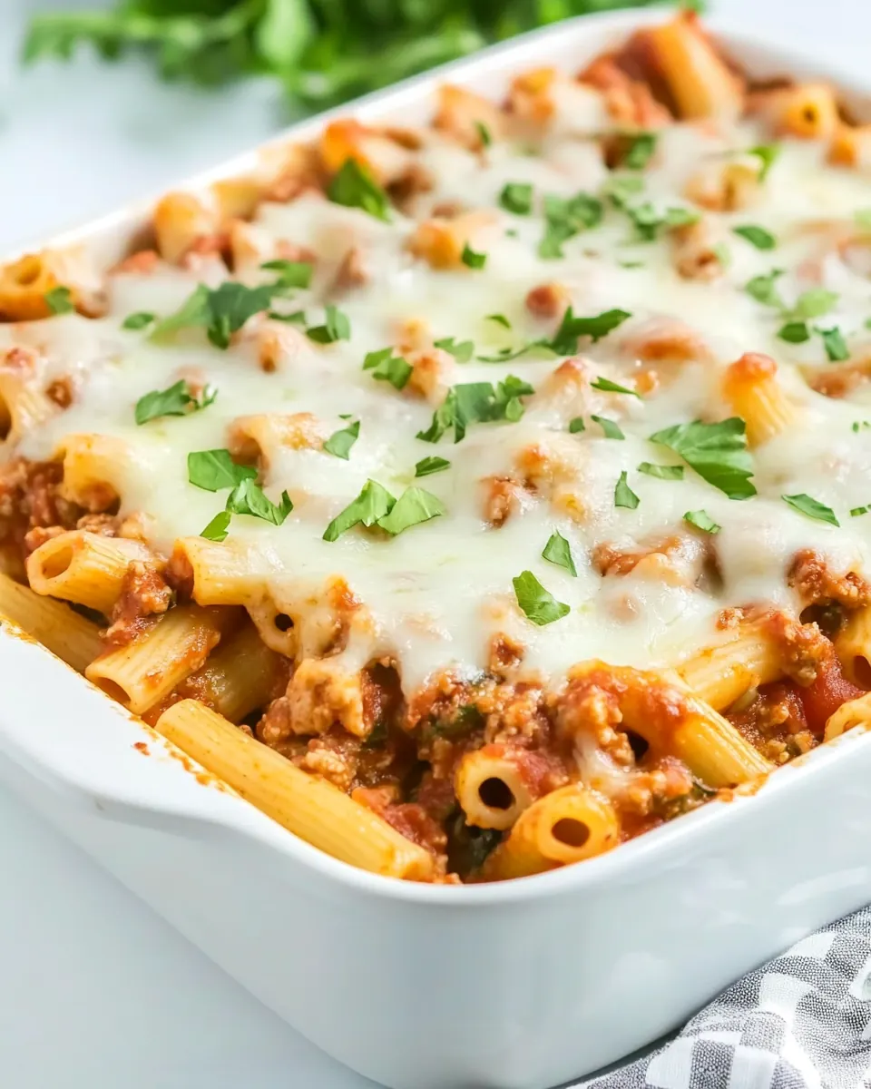 Easy Baked Ziti