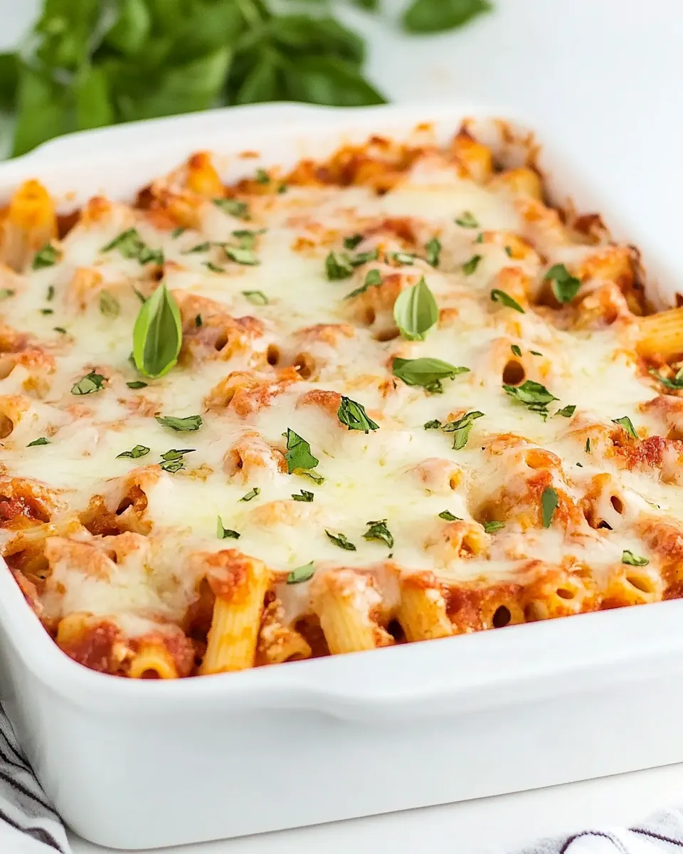 Easy Baked Ziti
