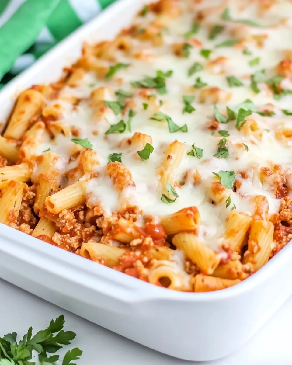 Easy Baked Ziti