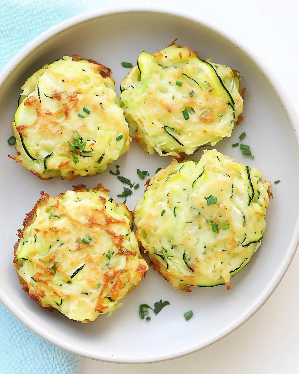Easy Baked Zucchini Fritters