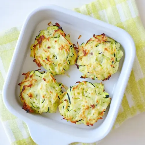 Easy Baked Zucchini Fritters